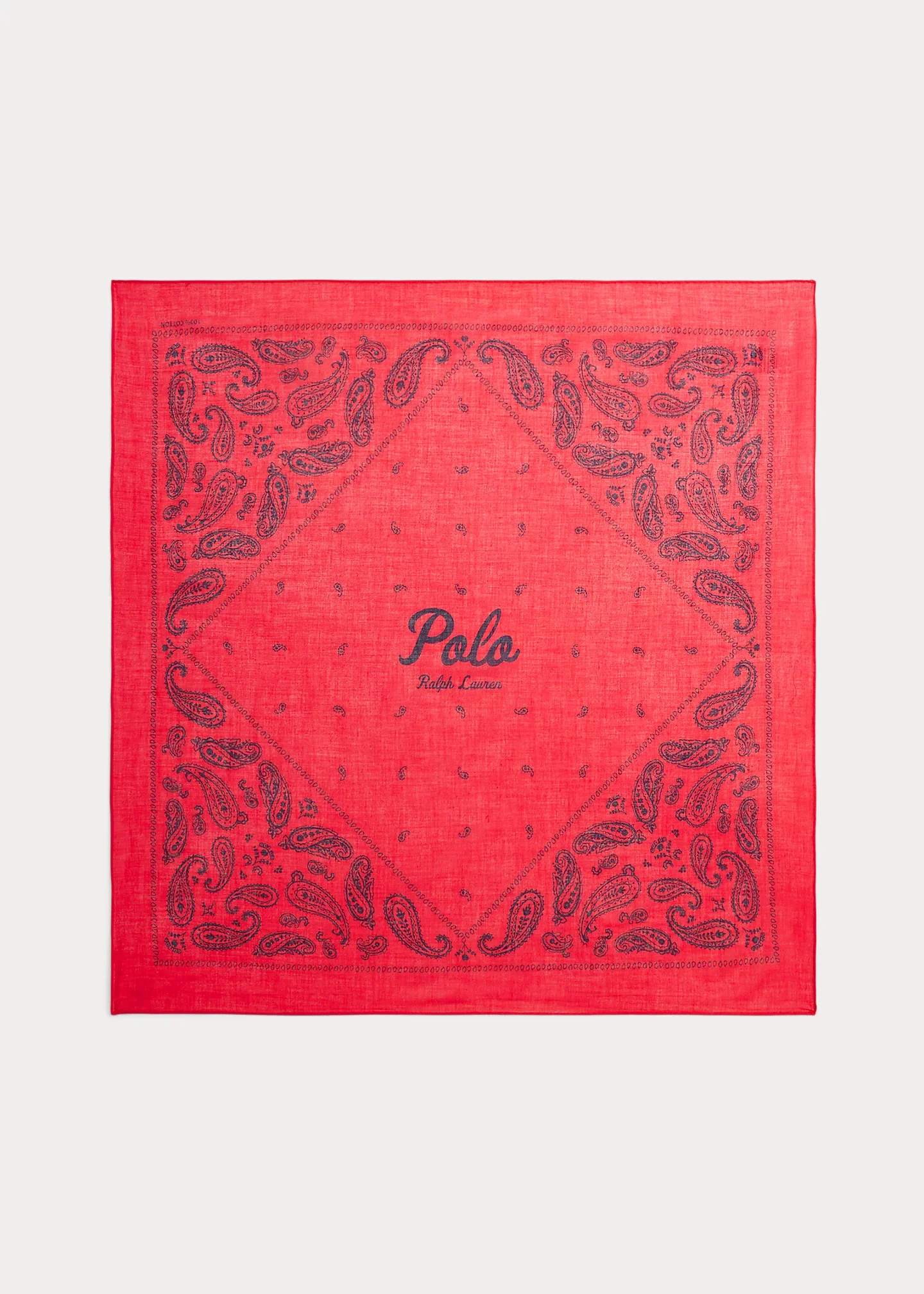 Logo Paisley Cotton Bandanna - 1