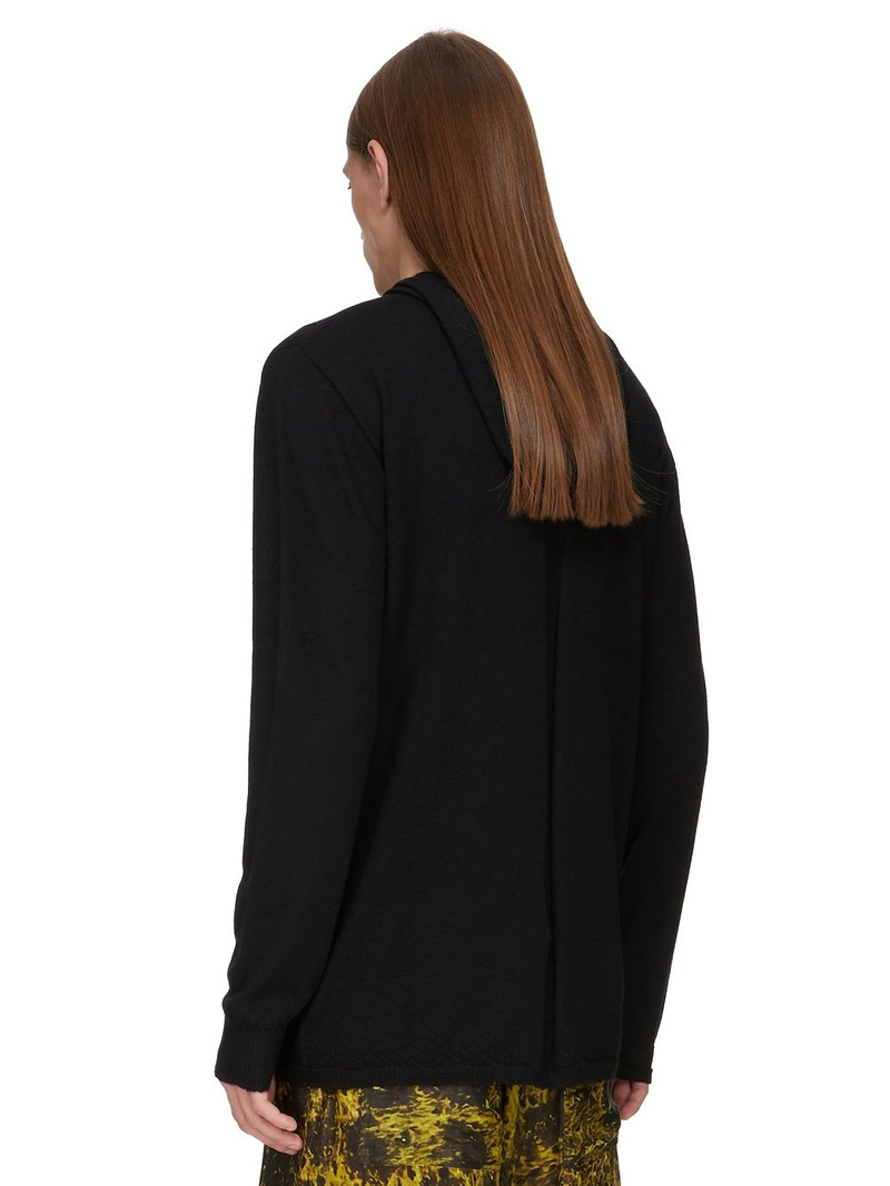 Black Hollywood Oversized LS Hoodie 3