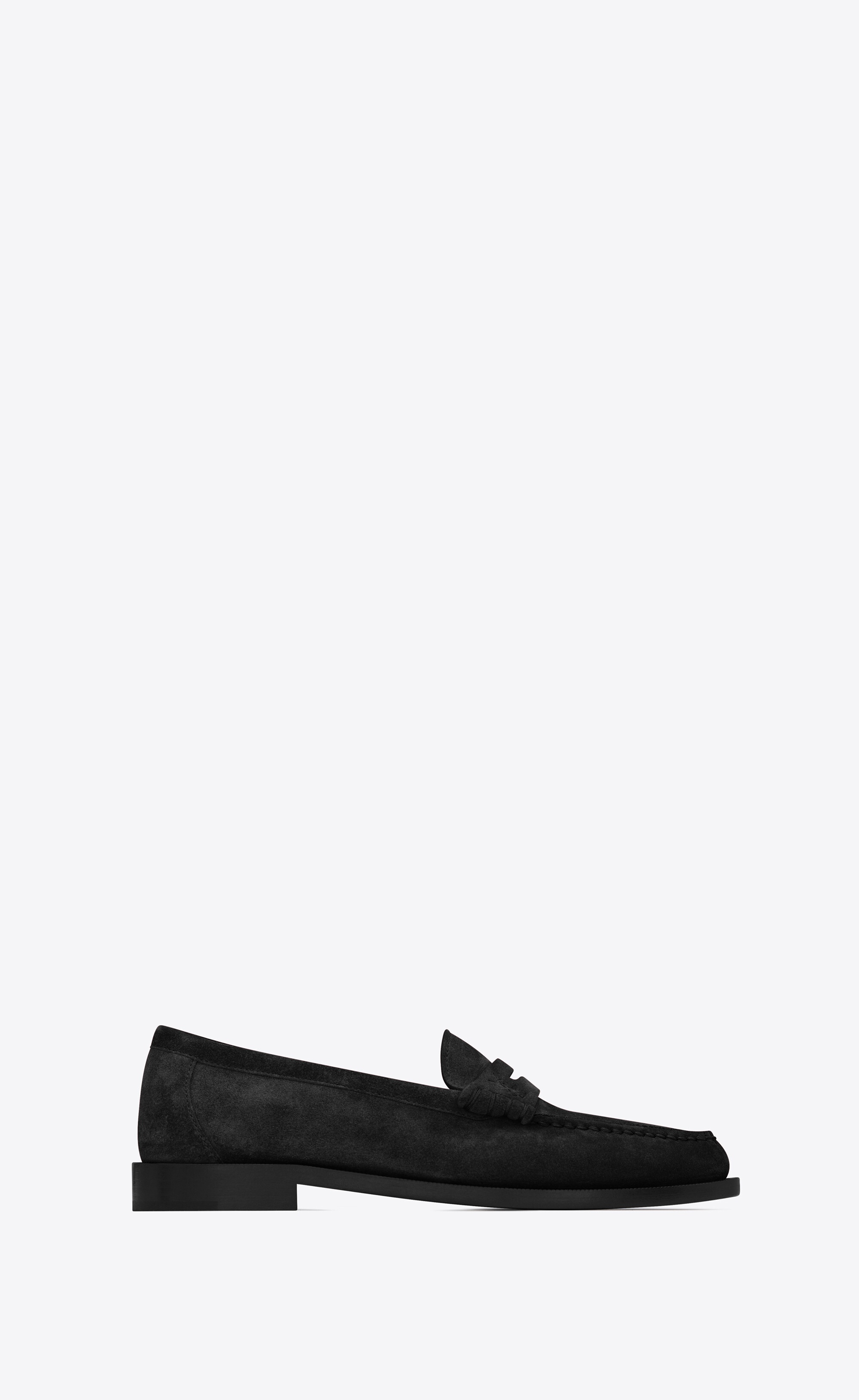 le loafer monogram penny slippers in suede - 2