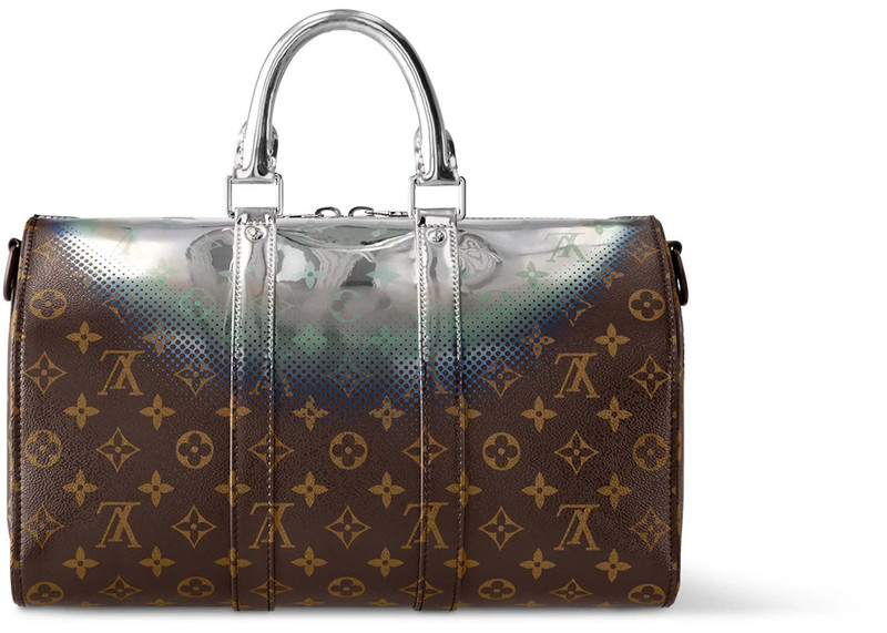 Louis Vuitton Louis Vuitton Keepall Bandouliere 35 Metallic Nebula coated canvas outlook
