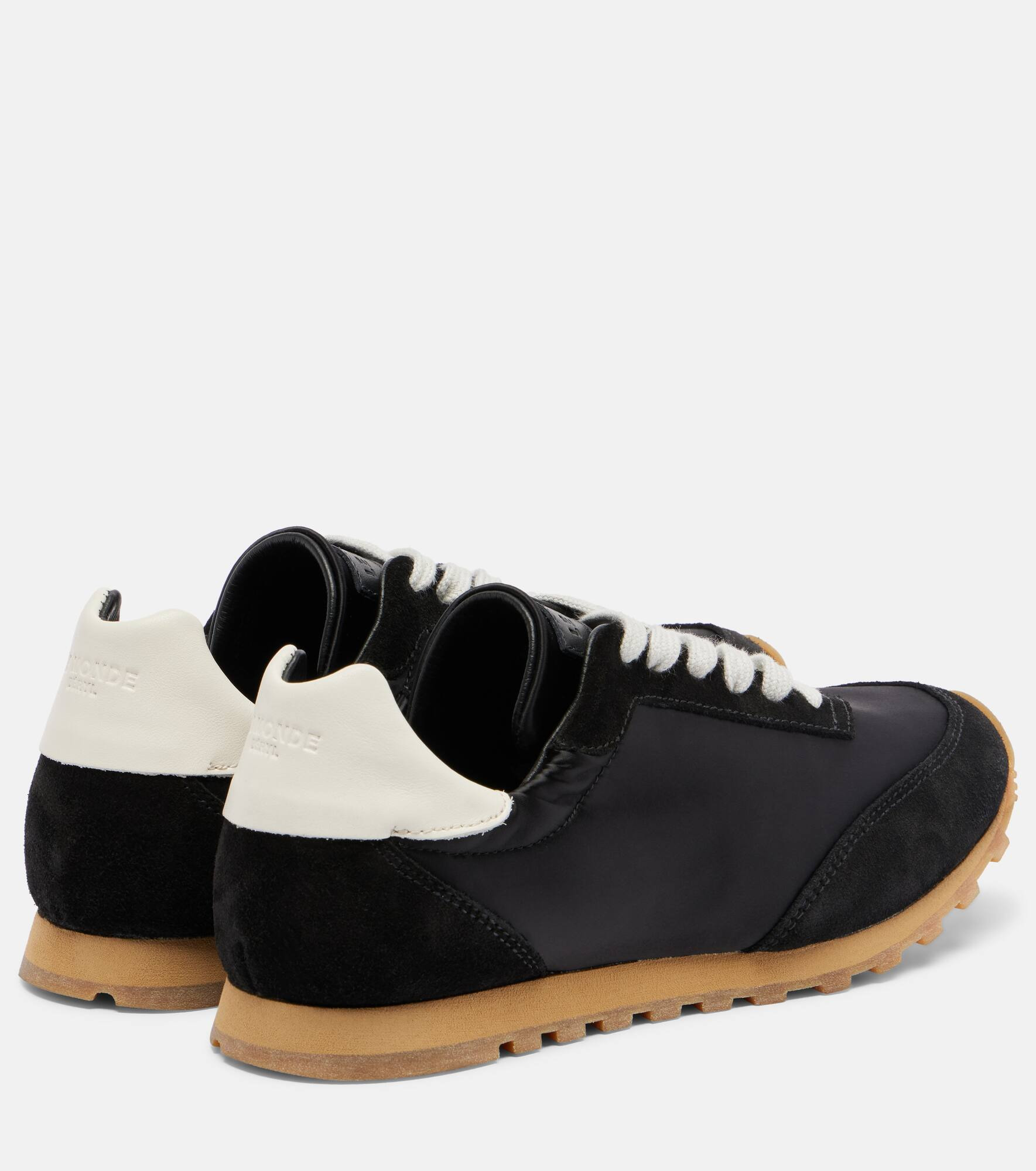 Slim Runner suede-trimmed sneakers - 2
