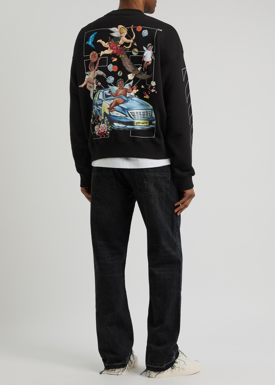 Off-white Arrows Skate Printed Cotton Sweatshirt - 4