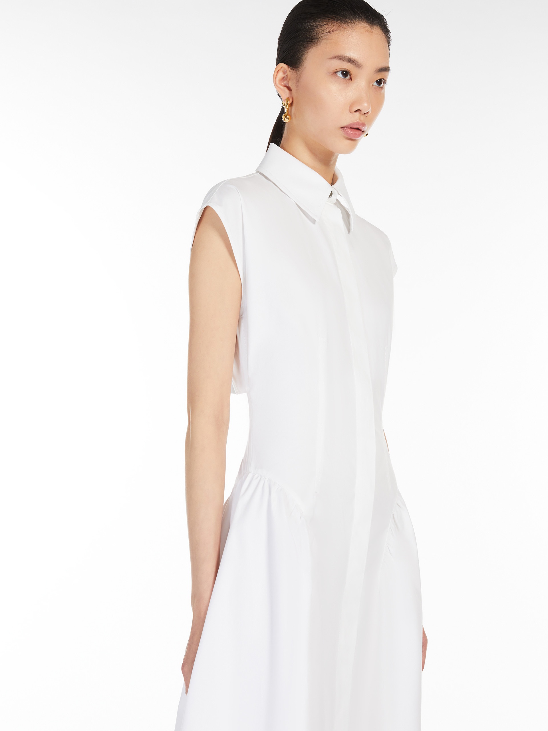 FABIANA Sleeveless cotton dress - 6