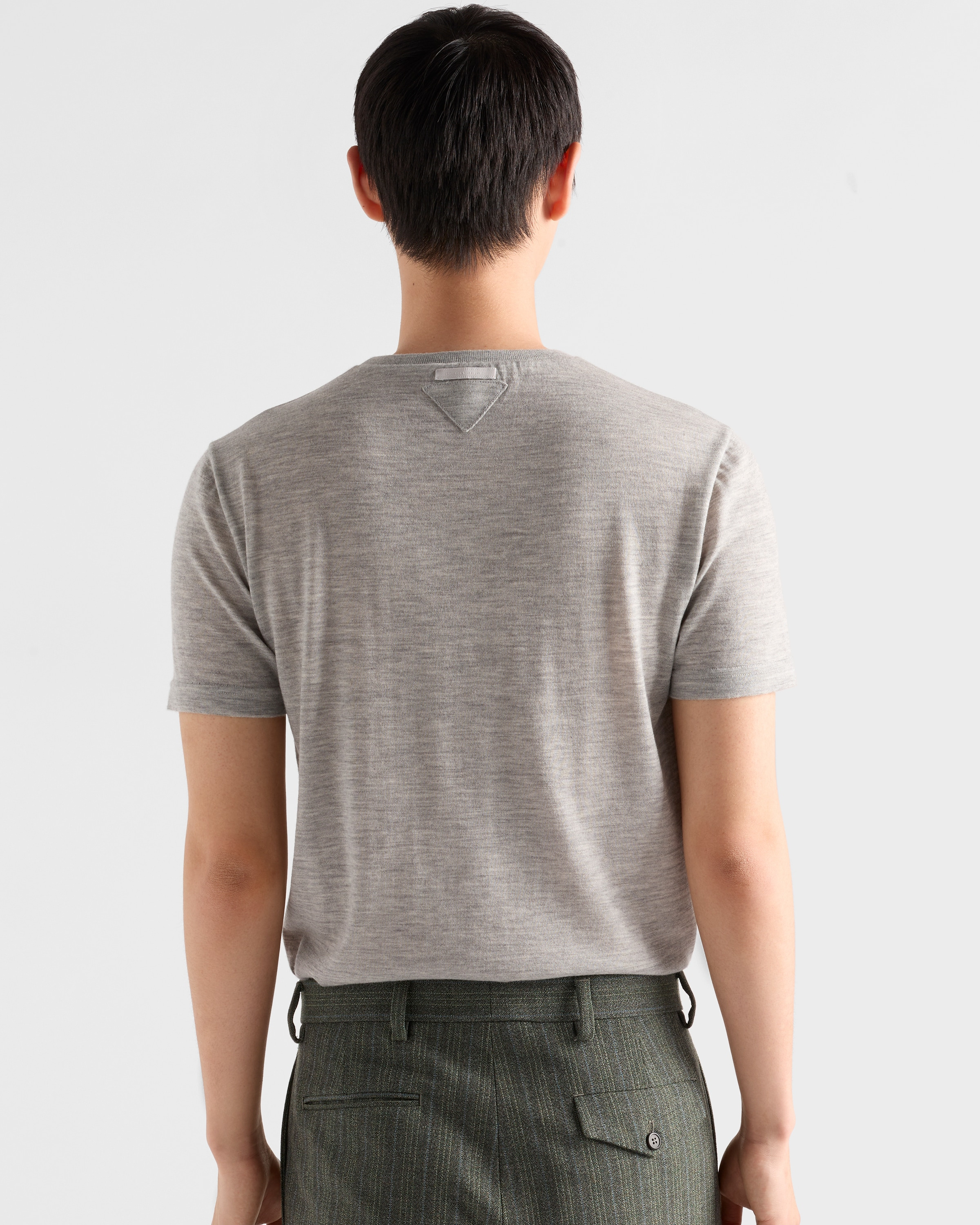 Oversized cashmere T-shirt - 5