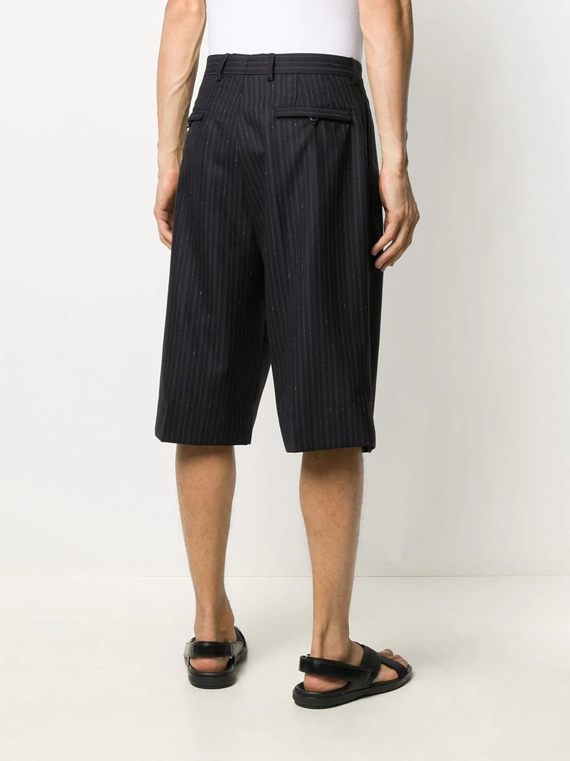striped tailored shorts 4