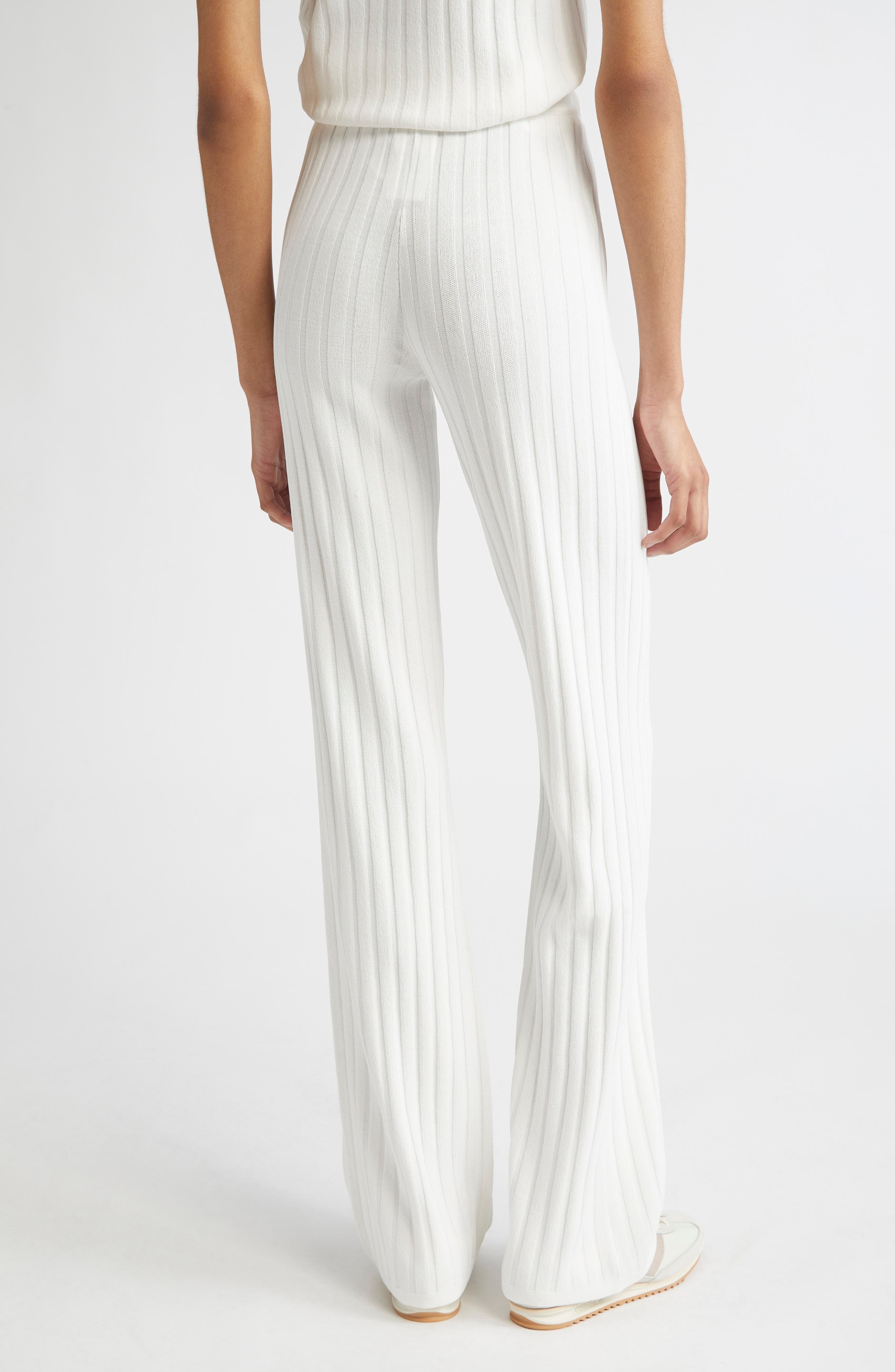 Sporty & Rich Rib Pants in Ecru at Nordstrom - 3