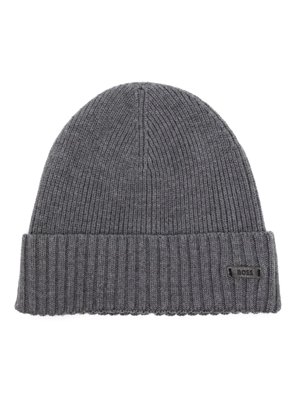 ribbed beanie hat - 1