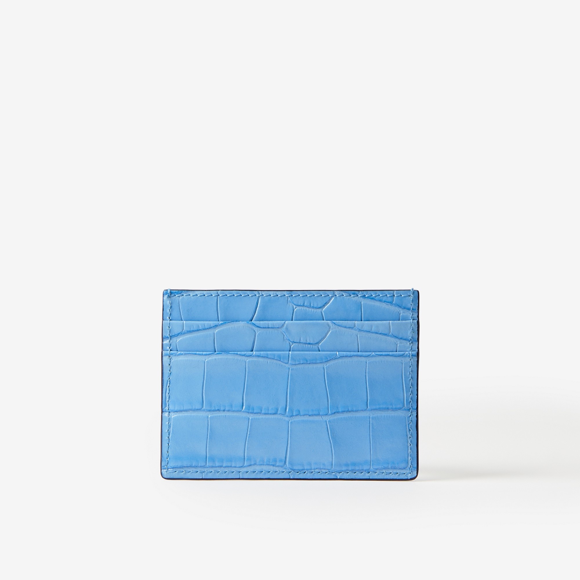 Embossed Leather TB Card Case - 3