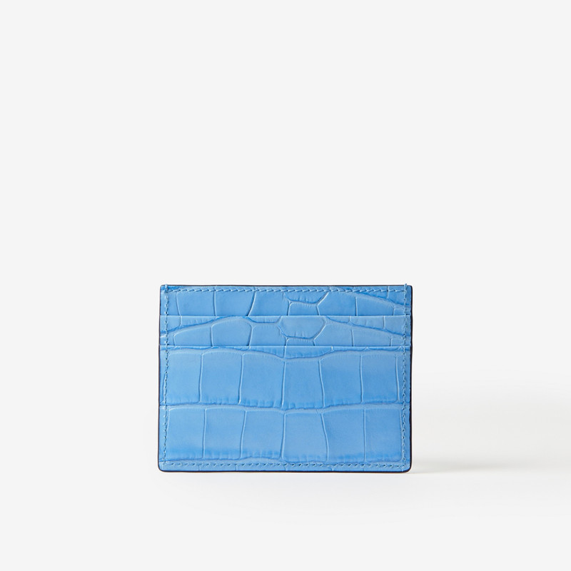 Embossed Leather TB Card Case 3