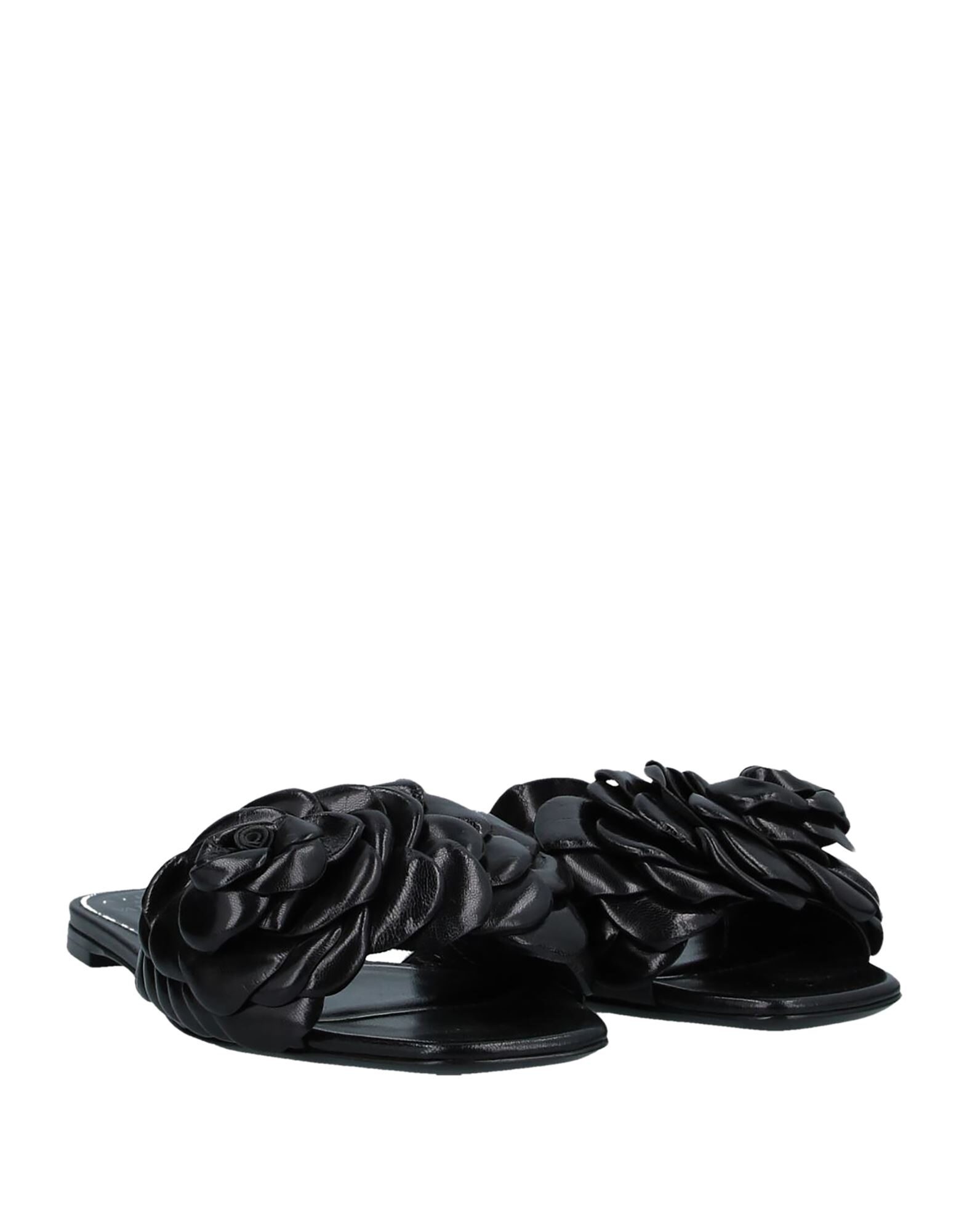 Black Women's Sandals - 2