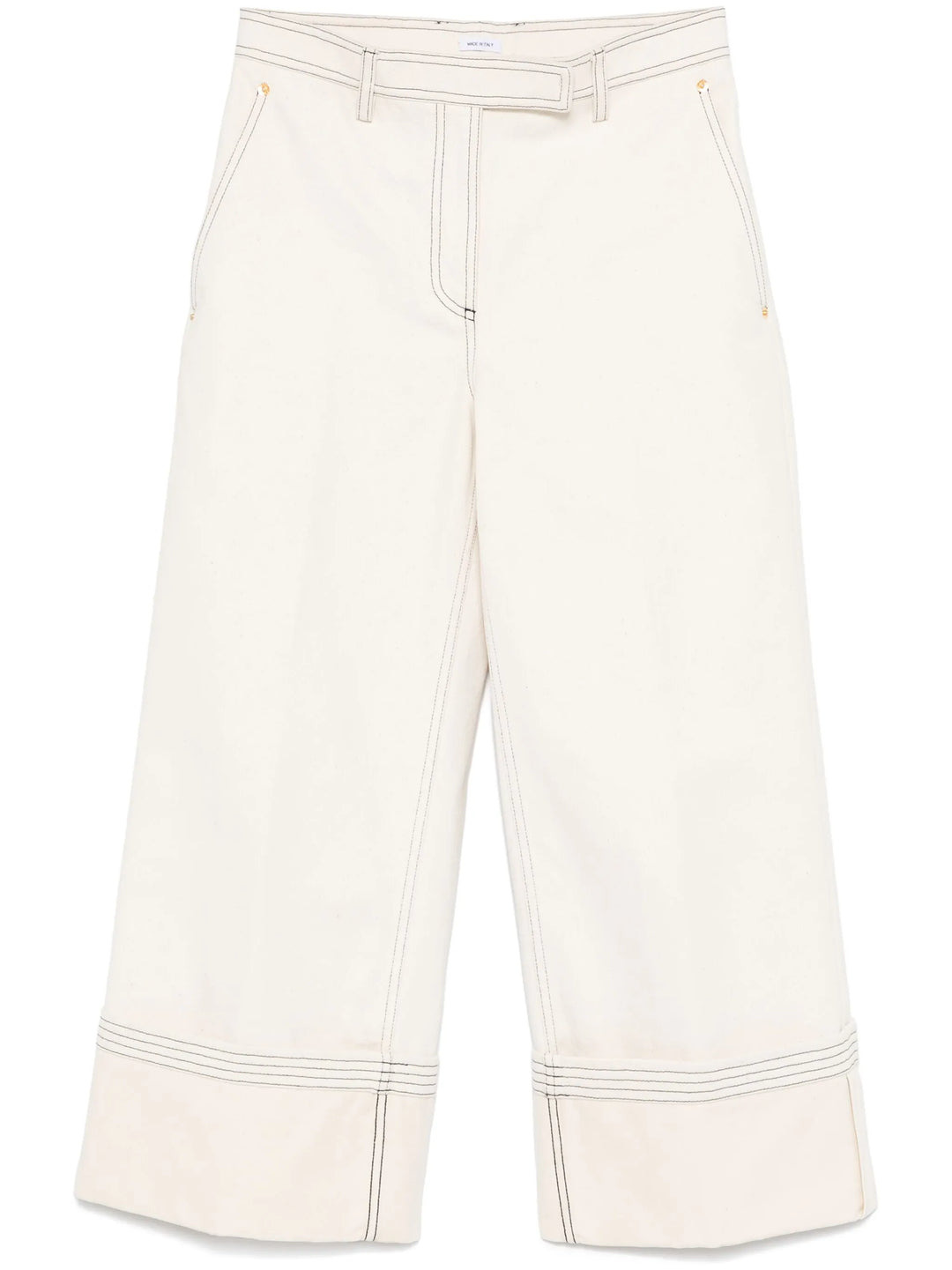 Selvedge Denim Wide Leg Trouser Women - 1