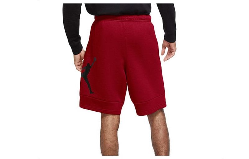 Jordan Air Jordan Jumpman Logo Basketball Sports Knit Shorts Red CK6707-687 outlook