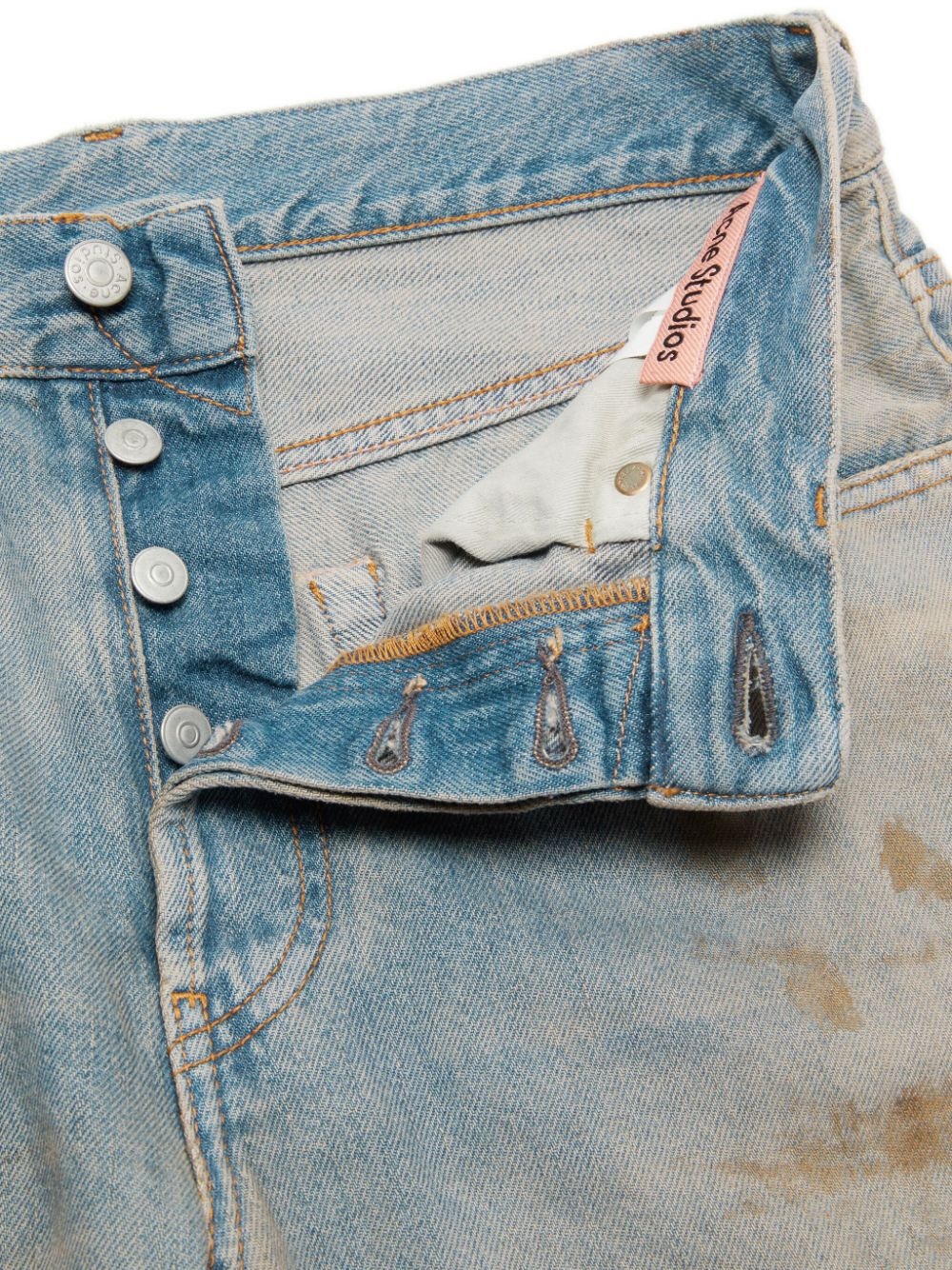 ripped-detailing wide-leg jeans - 6