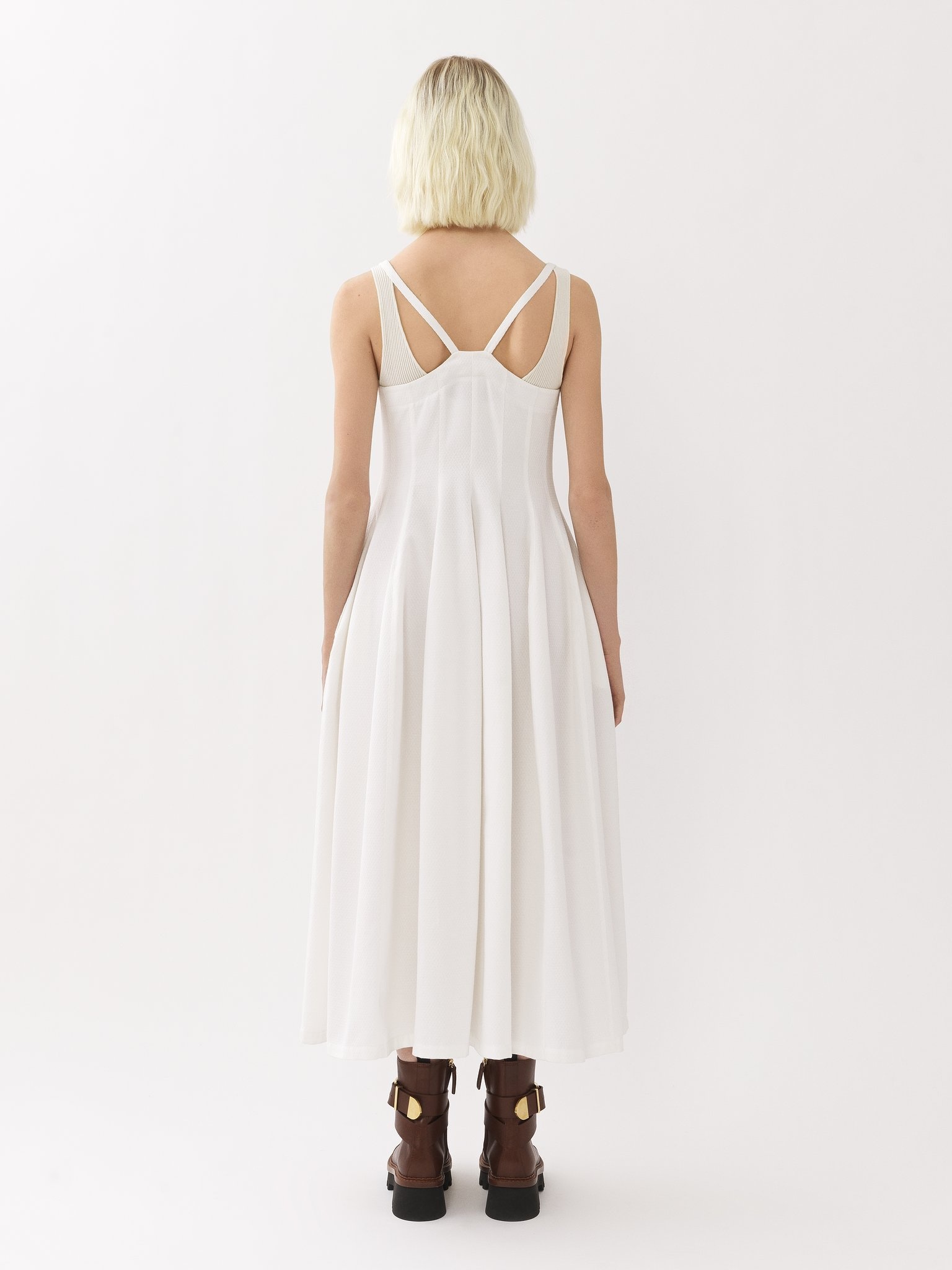 SLEEVELESS MIDI DRESS - 4