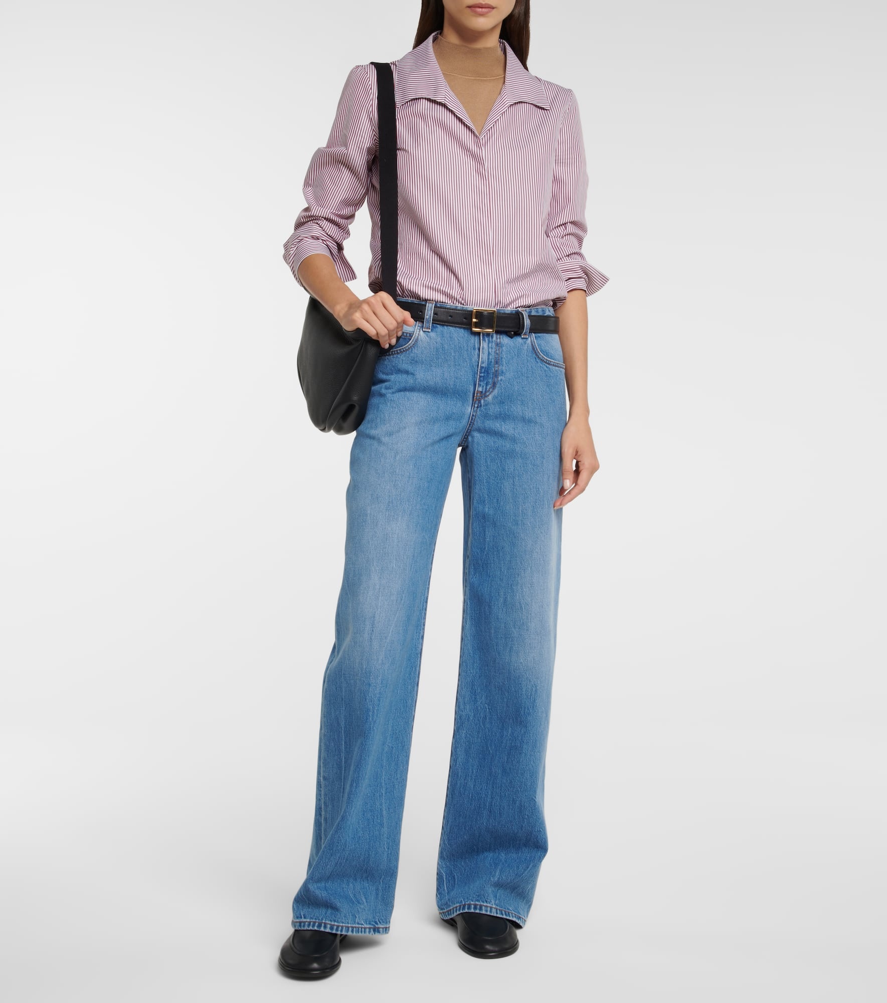 Eglitta mid-rise wide-leg jeans - 2