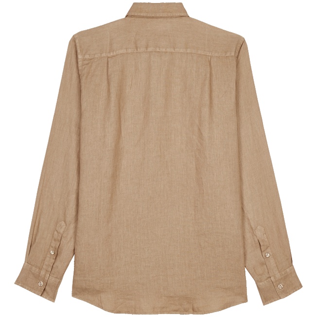 Men Linen Shirt Natural Dye - 2