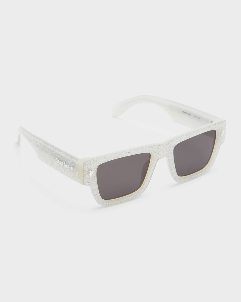 Men's Palisade Glitter Acetate Rectangle Sunglasses 1