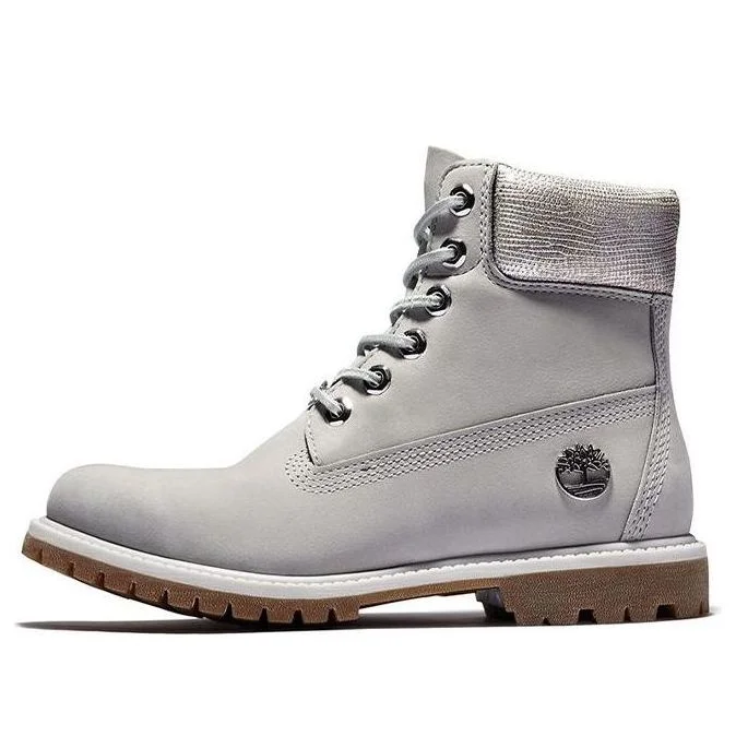(WMNS) Timberland 6 Inch Premium Boots 'Light Gray' A1UWF - 1