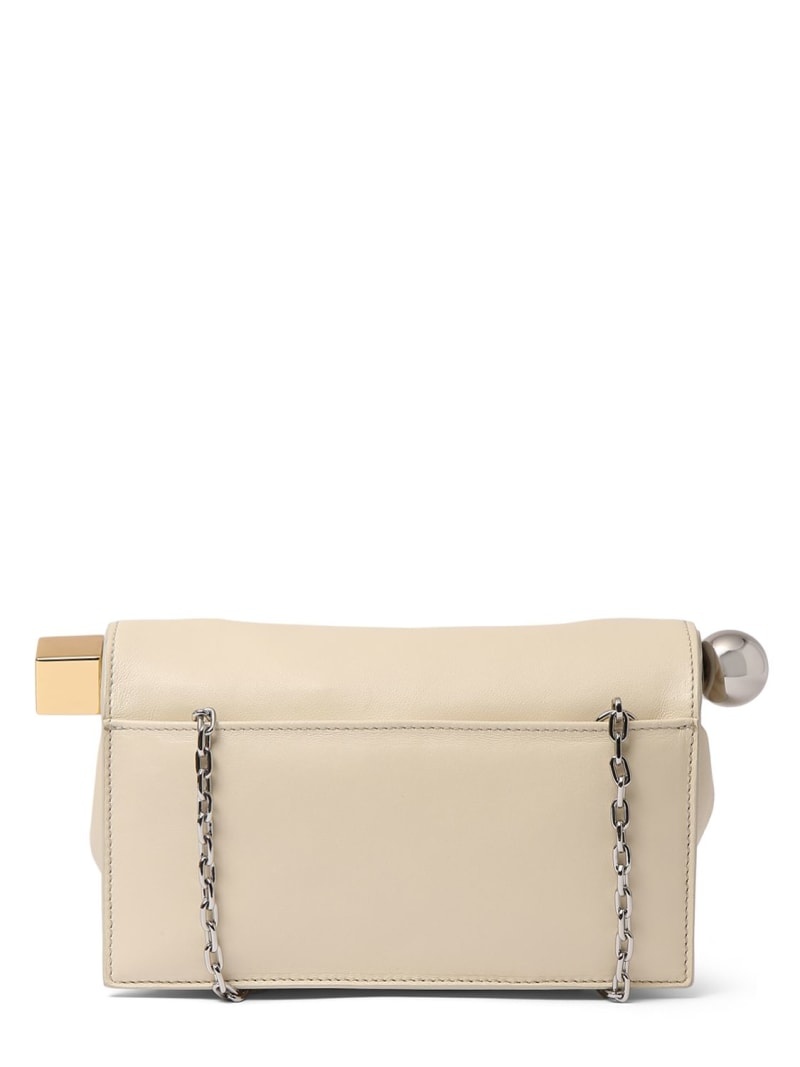 La Petite Pochette Rond leather clutch - 4