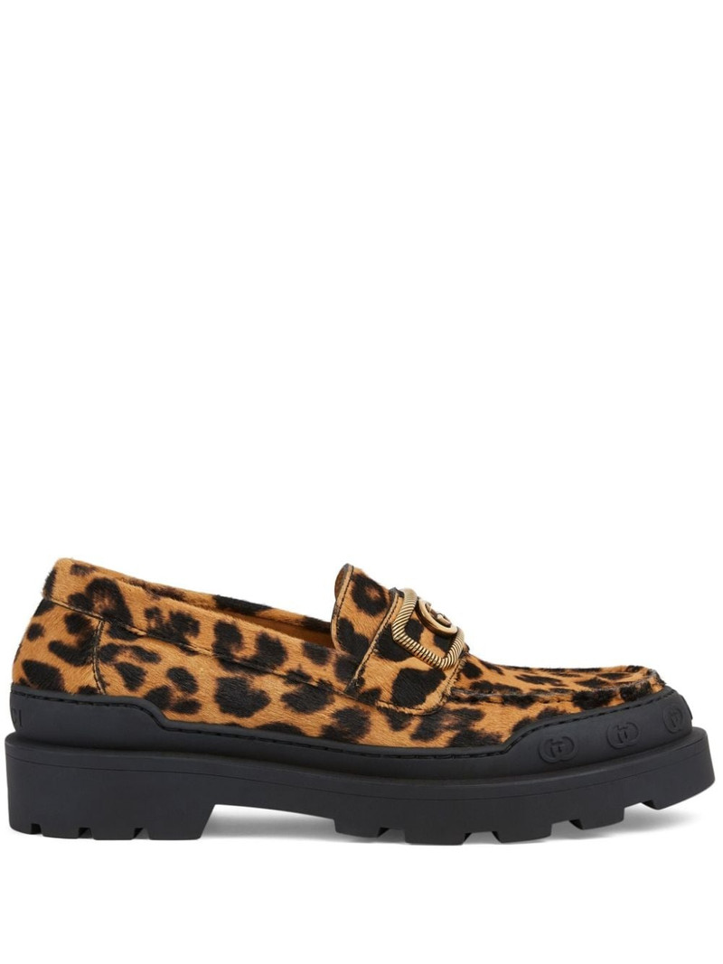 Interlocking G leather loafers - 1