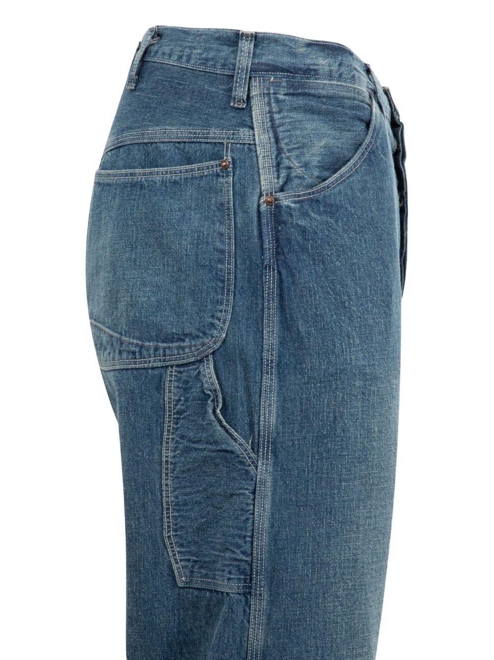 strap-detail jeans - 3