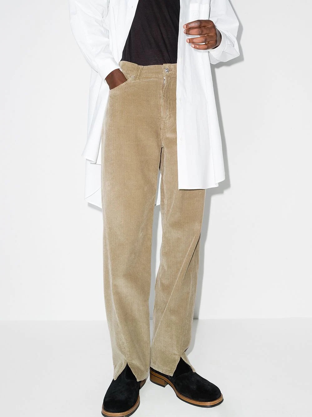 Sabot corduroy straight-leg trousers - 2