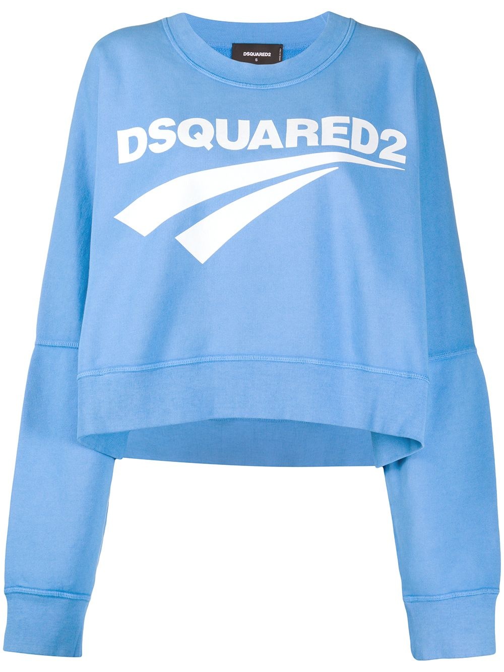 logo print oversized sweatshirt - 1