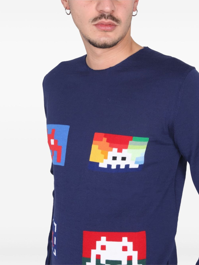 graphic crewneck knitwear 4