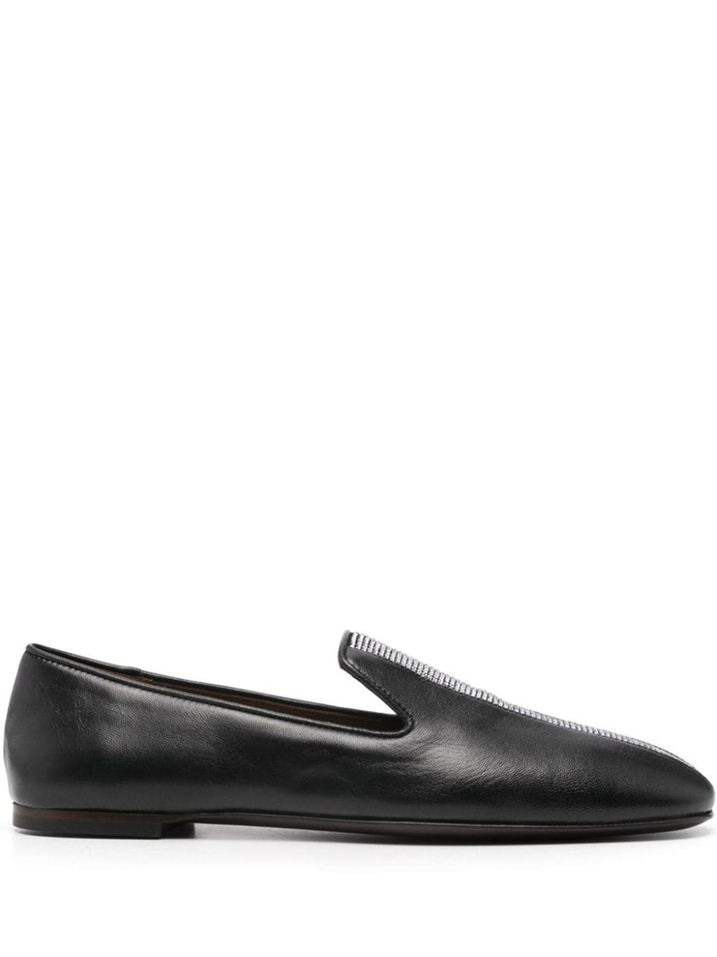 crystal-embellished loafers 1