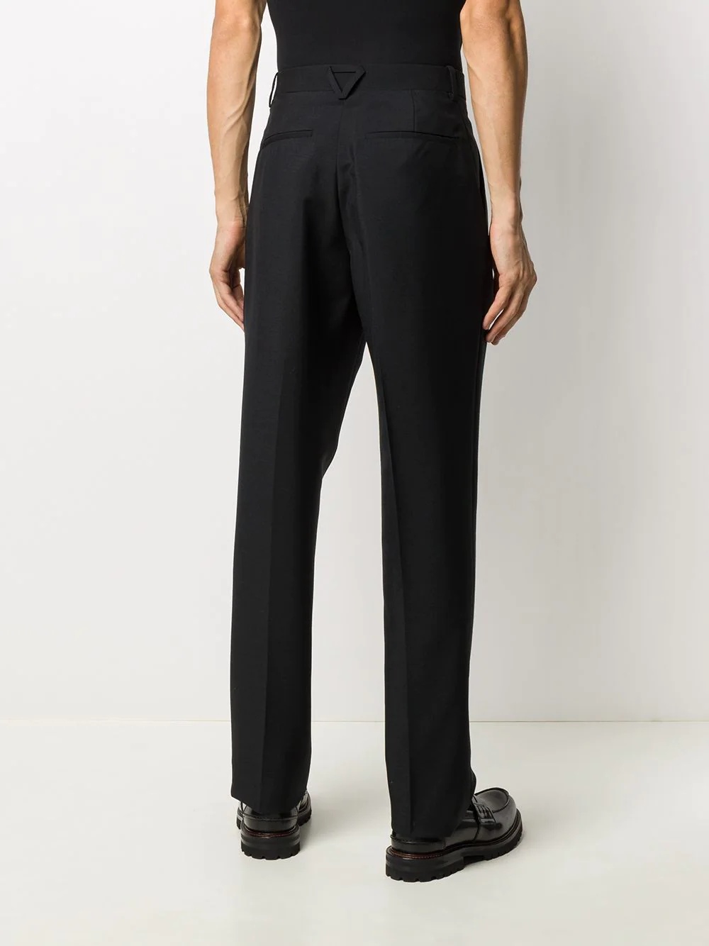 tailored wool suit trousers - 4