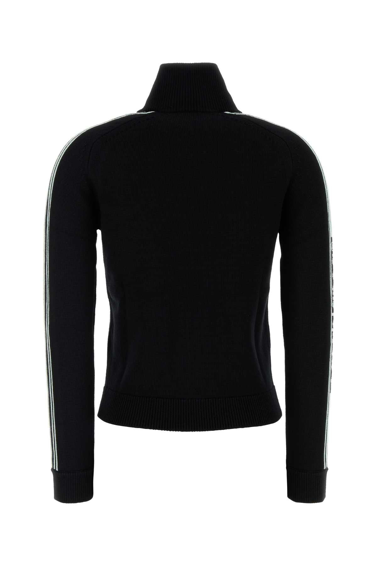 Casablanca Women Black Wool Cardigan - 2