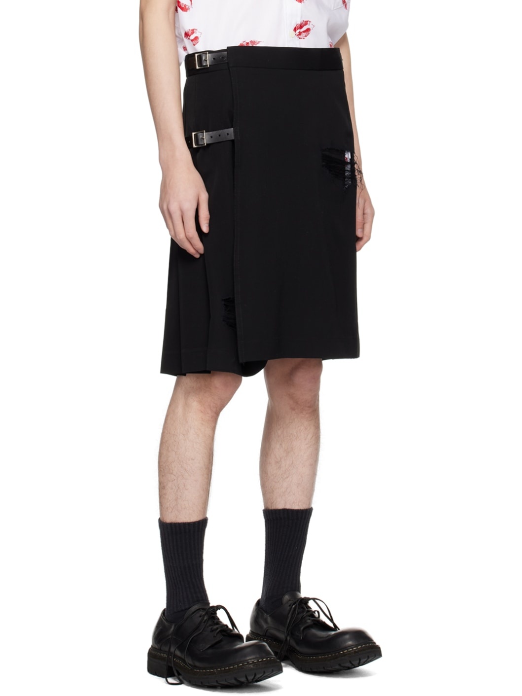 Black Clash Skirt - 2