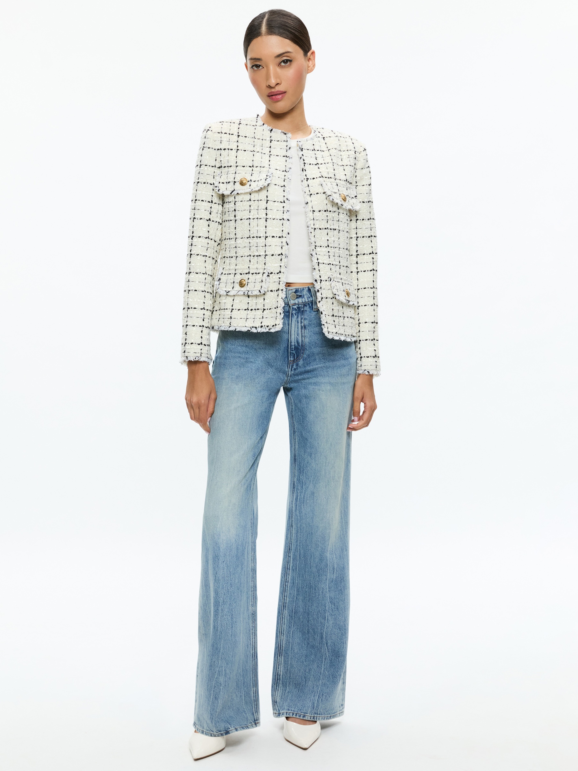 DUMONT TWEED BOXY JACKET - 2