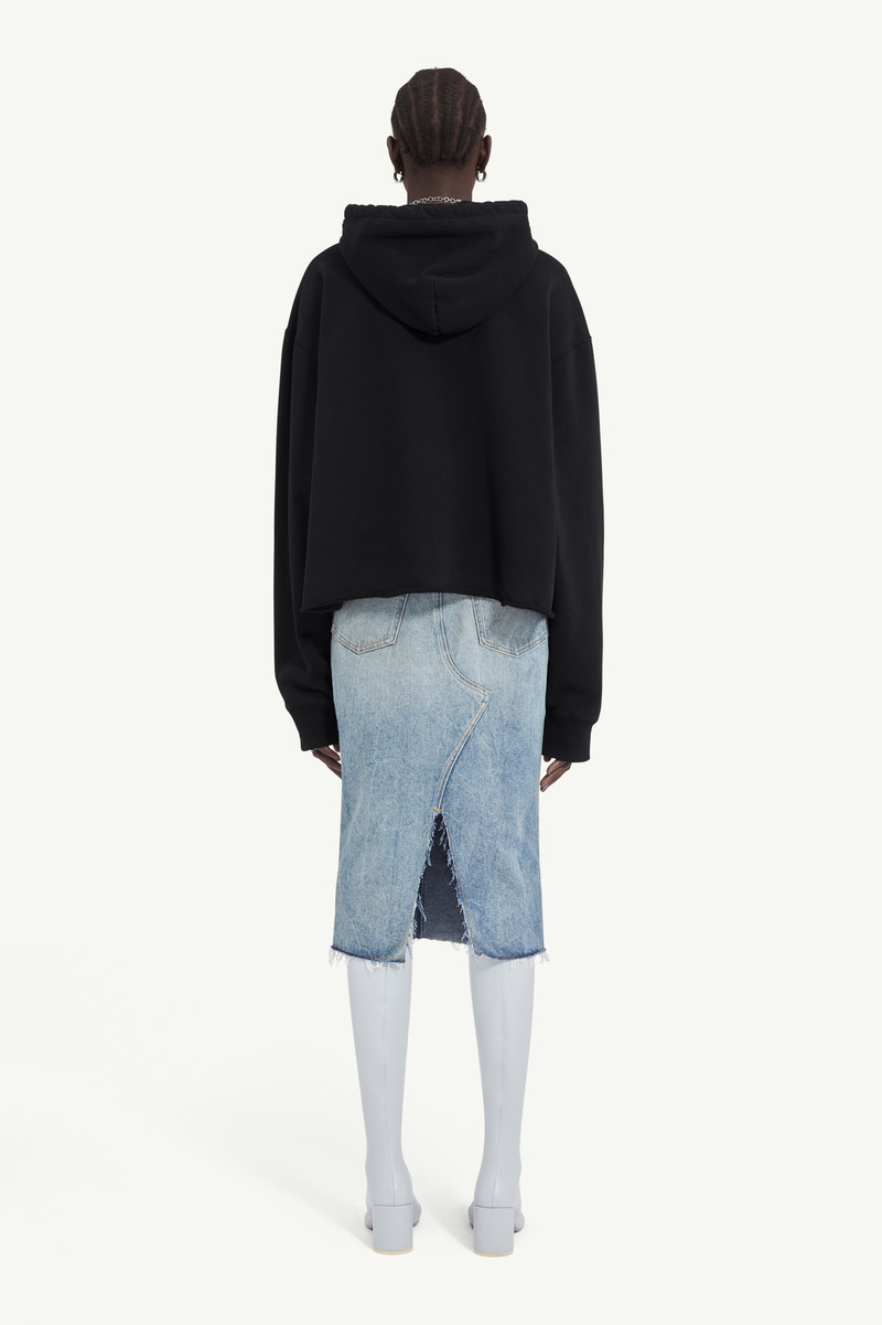 Print hooded zip sweatshirt 8