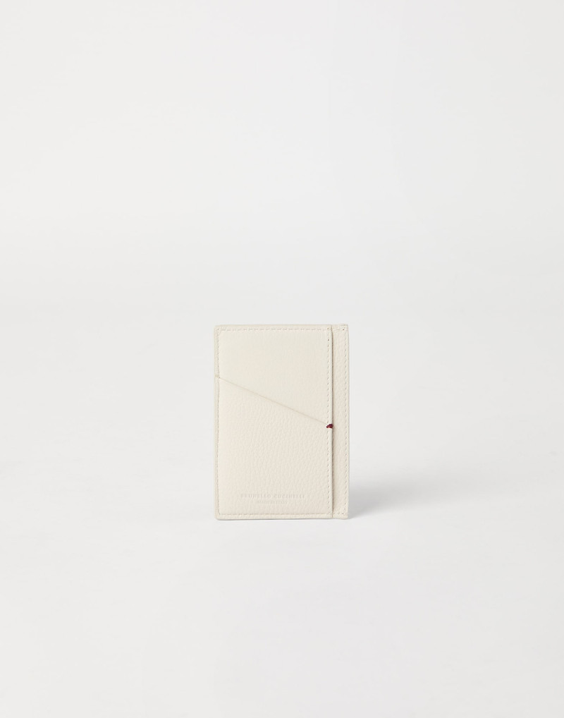 Brunello Cucinelli Fine grain calfskin card holder outlook
