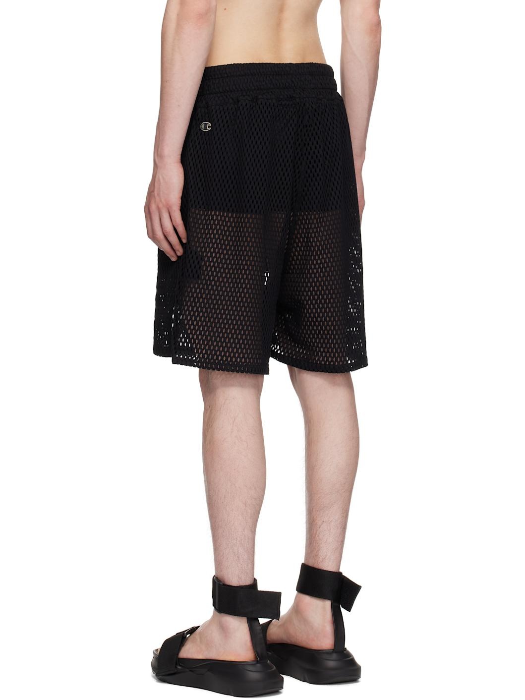 Black Champion Edition Mesh Shorts - 4