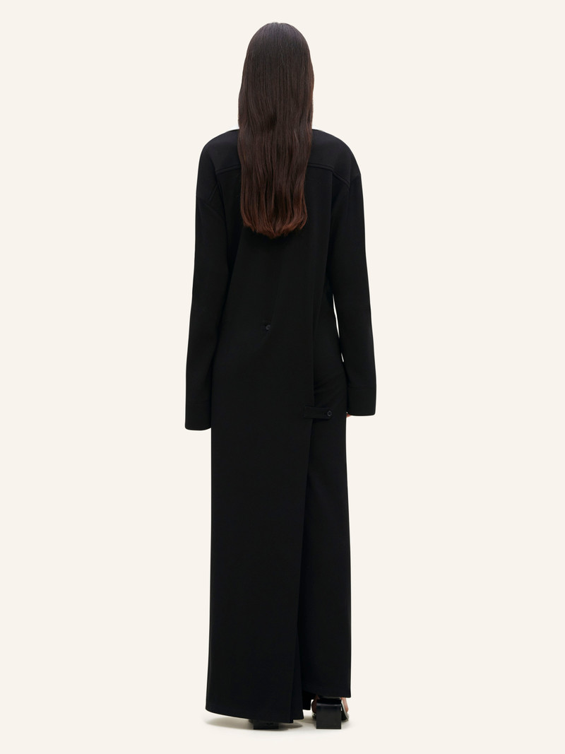 TWIST COTTON POLO LONG DRESS 4