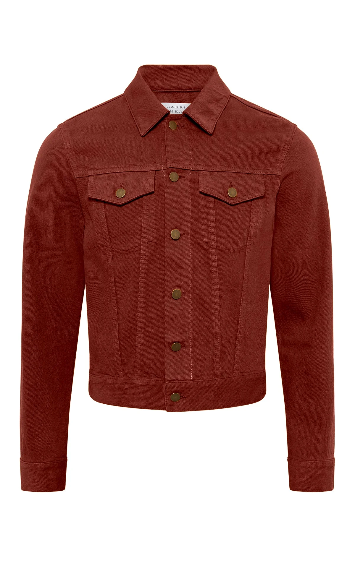 Barry Trucker in Burnt Sienna Recycled Cotton Denim - 1