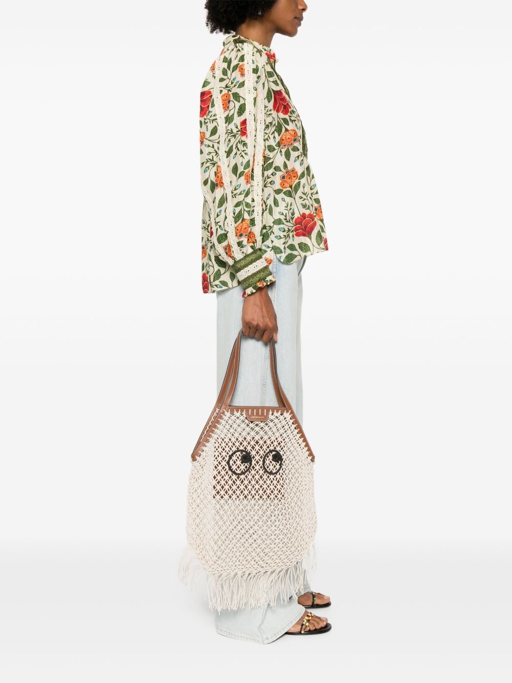Eyes-motif tote bag - 2