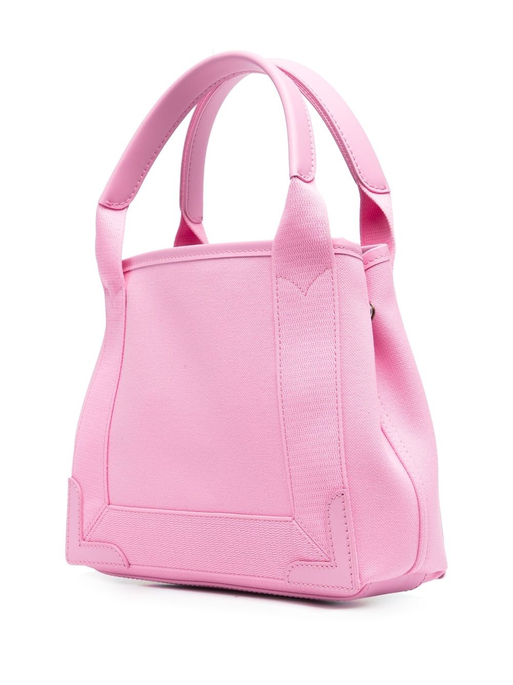 logo-print canvas tote - 4