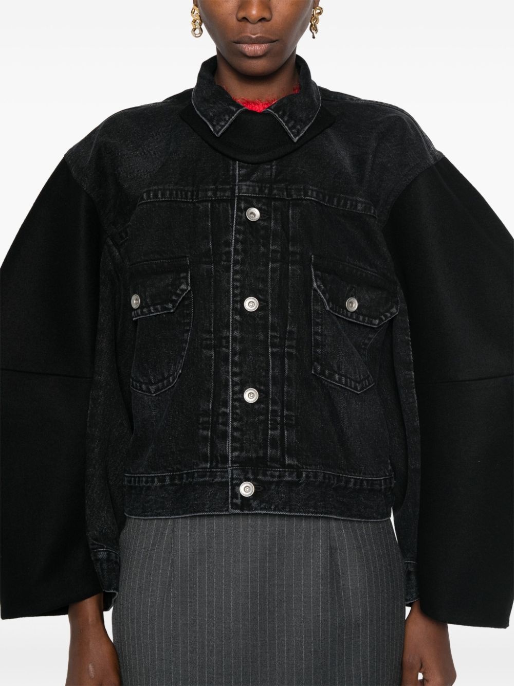 panelled jacket - 5
