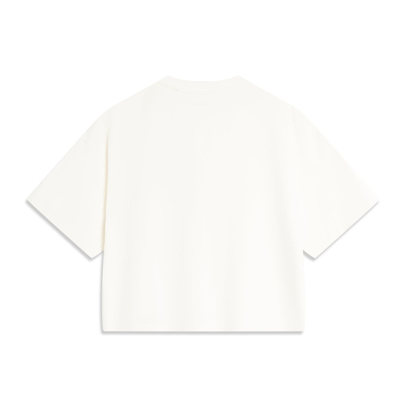 Li-Ning (WMNS) Li-Ning x Disney Monsters University Graphic T-shirt 'Cream White' AHSU490-1 outlook