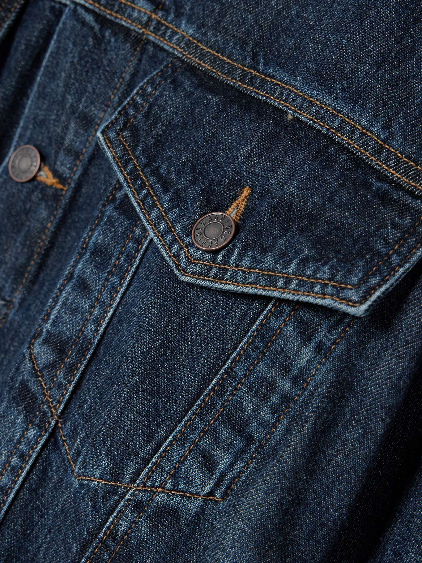 Dalton denim jacket Dark denim - 5