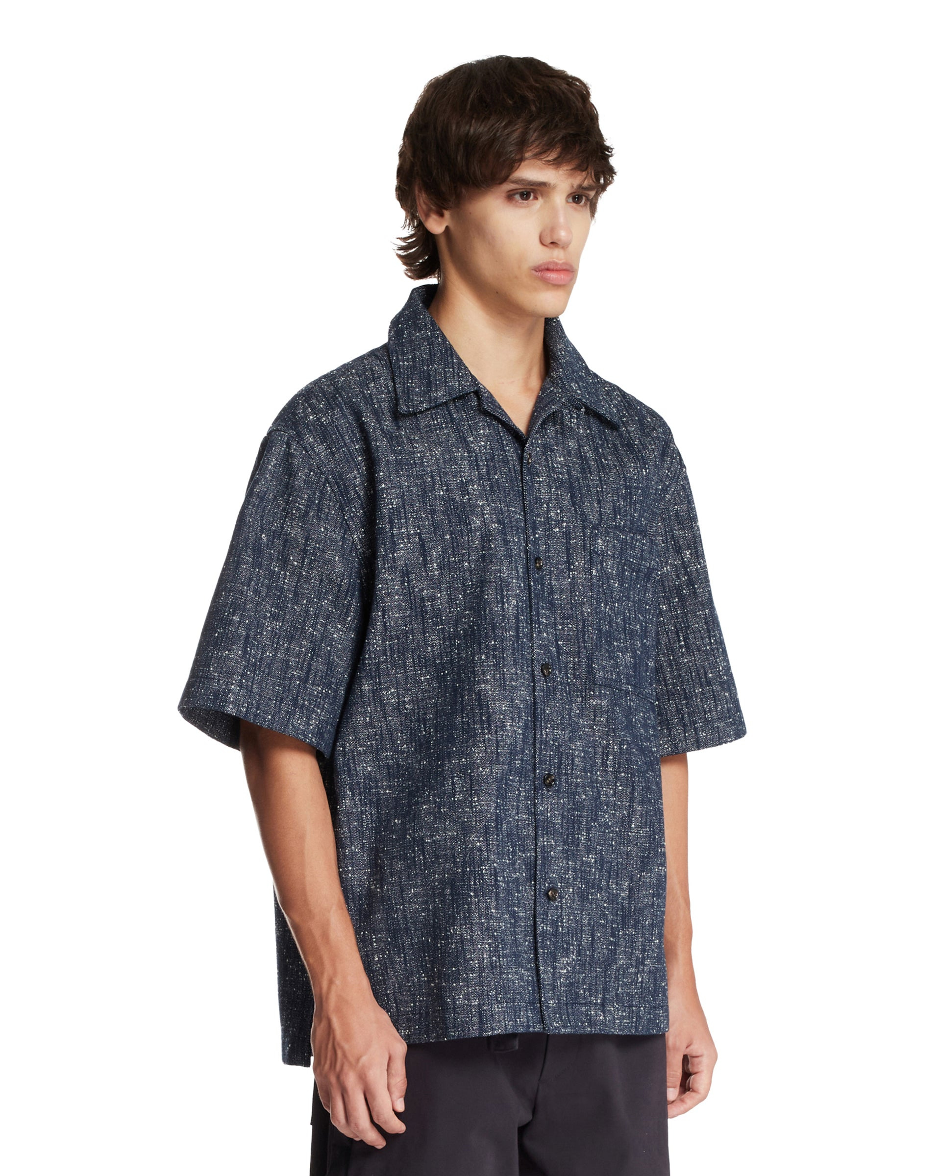 Blue Cotton Shirt - 4
