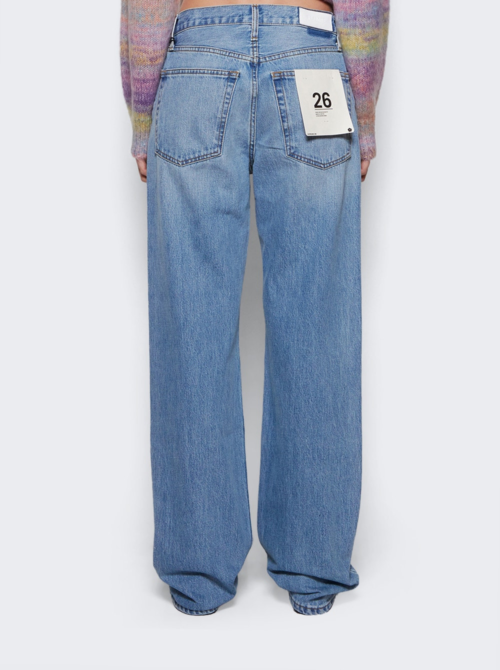 Loose Long Jeans Wasted Indigo - 5