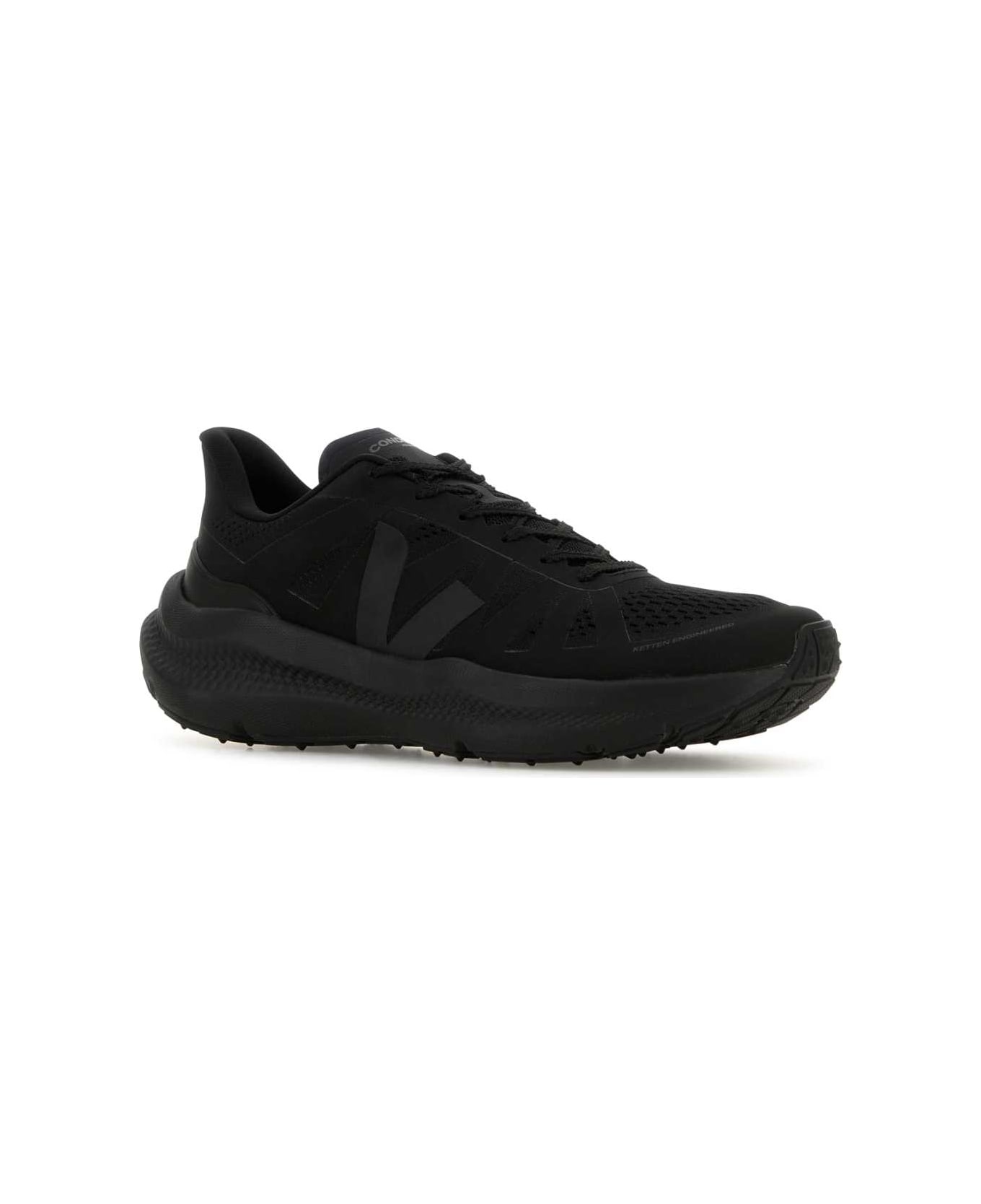 Black Fabric Condor 3 Sneakers - 2