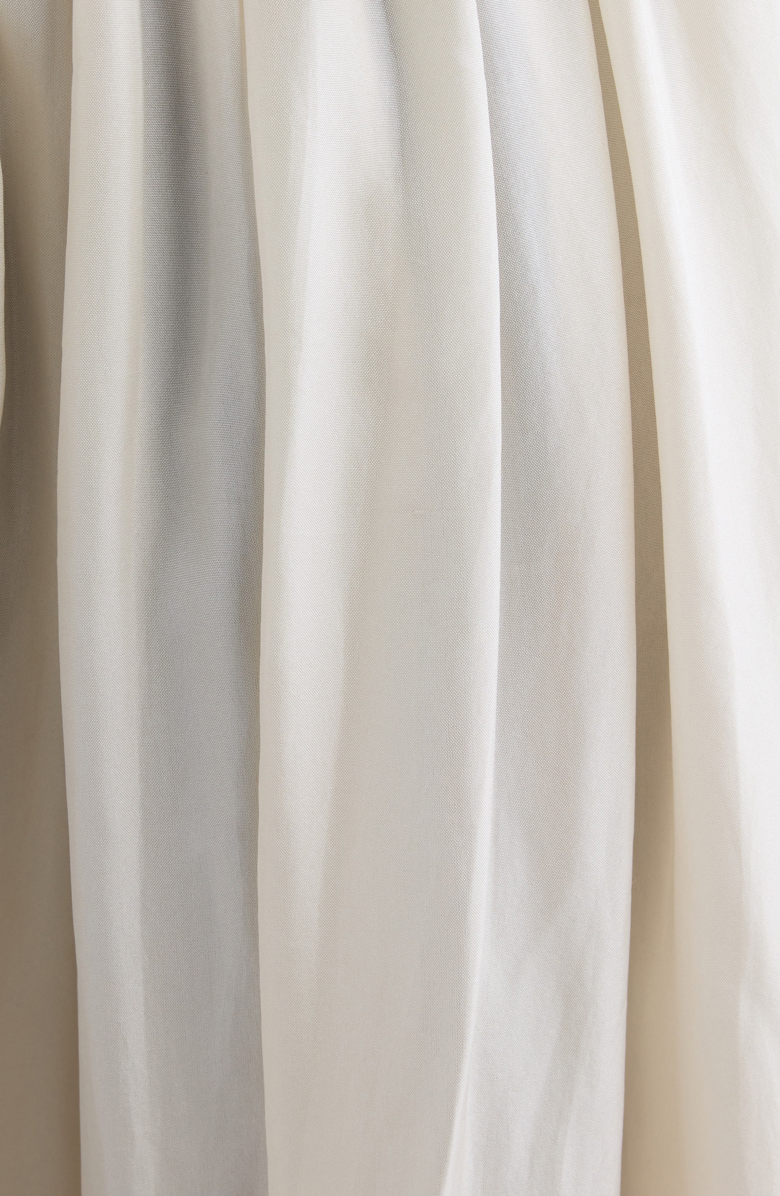 Chloé Lace Trim Silk Crop Pants in Coconut Milk at Nordstrom - 7