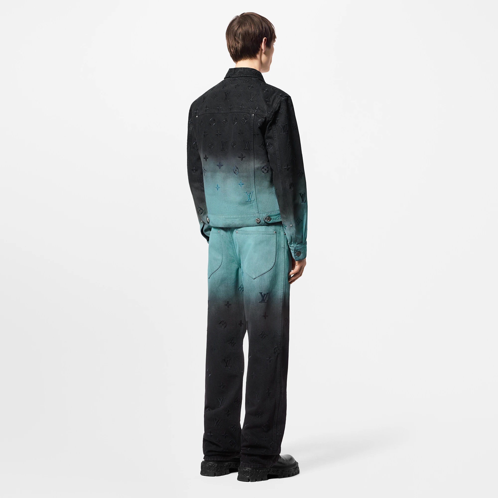 Embroidered Denim Blouson - 3