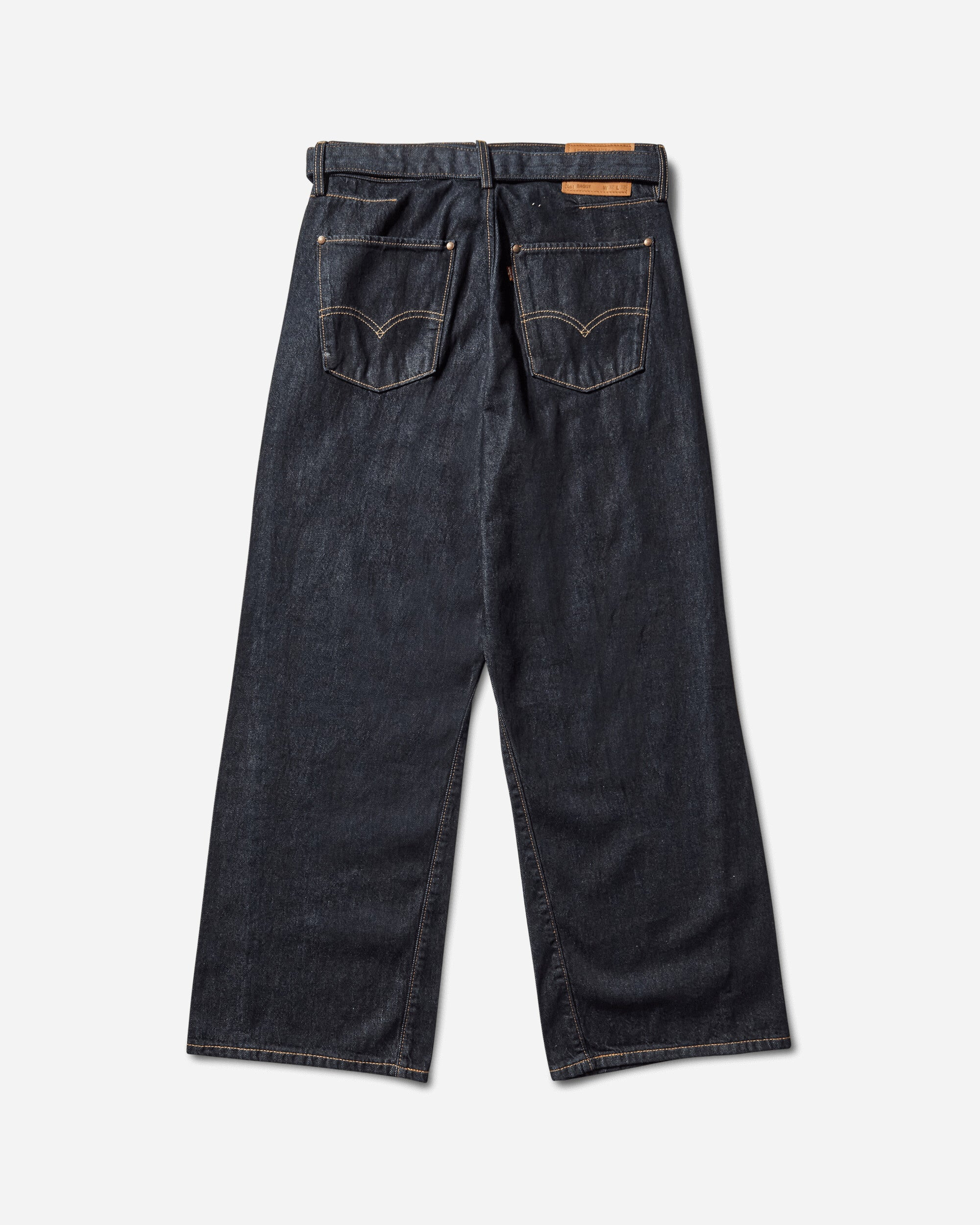 Men's Twisted Baggy Jeans Blue - 2