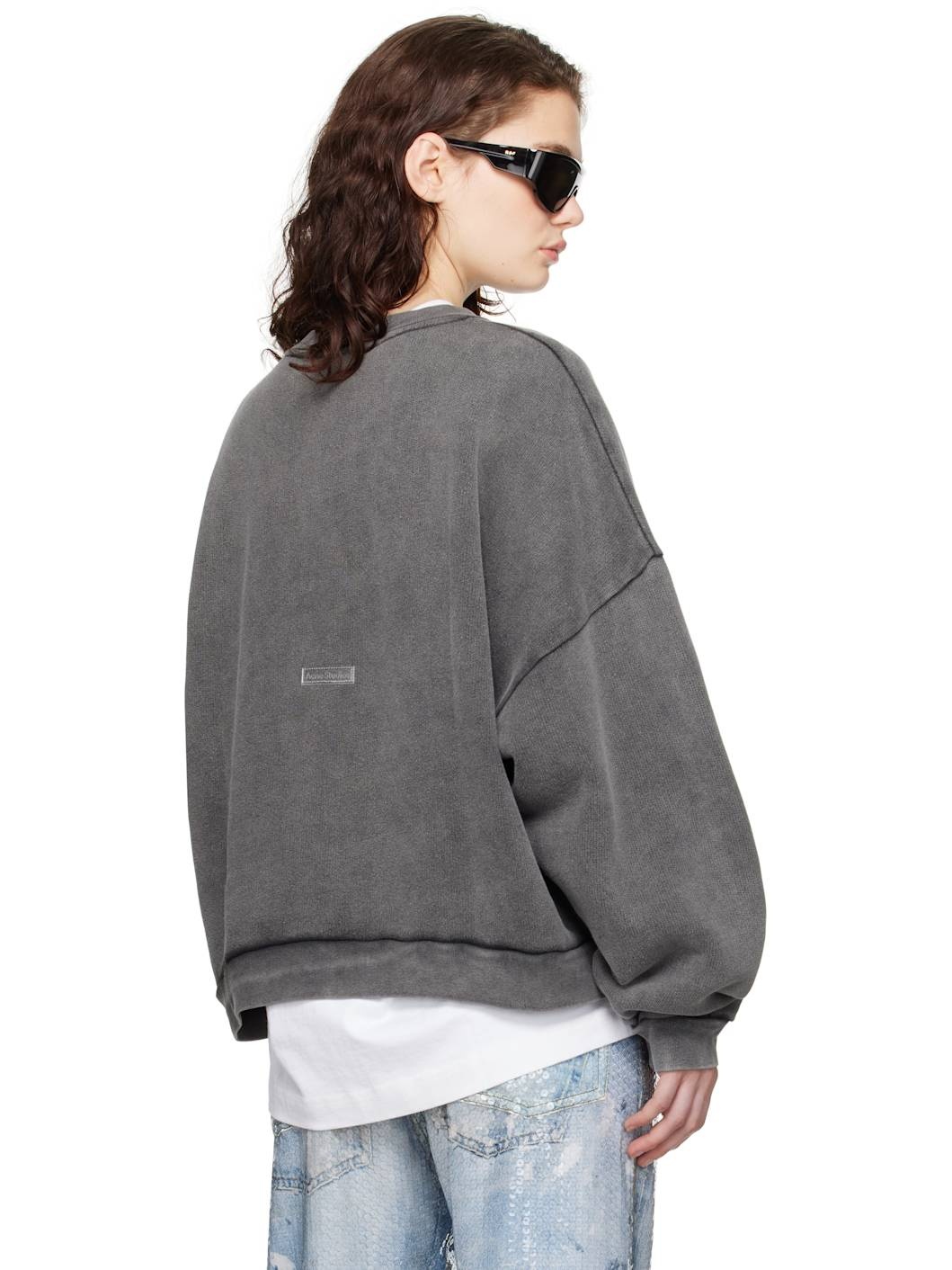 Gray Logo Patch Sweatshirt - 3